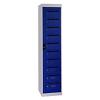 Postvakkenkast OPK 180 Blauw, Wit 400 x 500 x 1800 mm 10 deurs