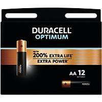 Duracell Batterij Optimum AA Alkaline 12 Stuks