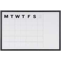 Bi-Office Kalender Magnetisch Wandmontage 90 (B) x 60 (H) cm Wit