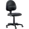 BE130 stoel zwart vinyl 80 x 24 x H 60 cm