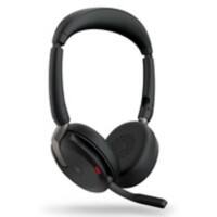 Jabra Evolve2 65 Flex MS Draadloos Stereo Headset Over het hoofd Microfoon USB, Bluetooth Noise Canceling Zwart