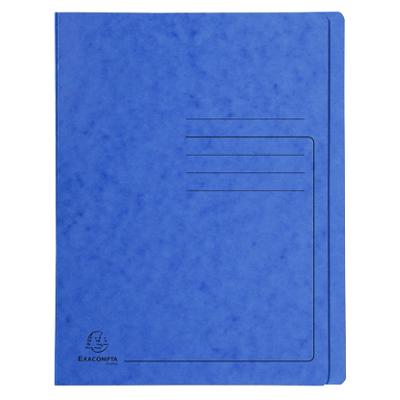 Farde à lamelle Exacompta 39992E A4 Carton pressé marbré Bleu 27,2 (l) x 0,2 (p) x 31,8 (h) cm 25 unités