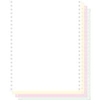 Papier listing Exacompta 62424E 24 cm x 12’’ 56/53/53/57g/m² Multicolore 500 Feuilles
