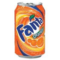 Fanta Orange Canette 24 Unités de 330 ml