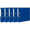 Classeur à levier Exacompta Prem'Touch A4 80 mm Bleu foncé 2 anneaux 53352SE Carton, PP (Polypropylène) 10 unités
