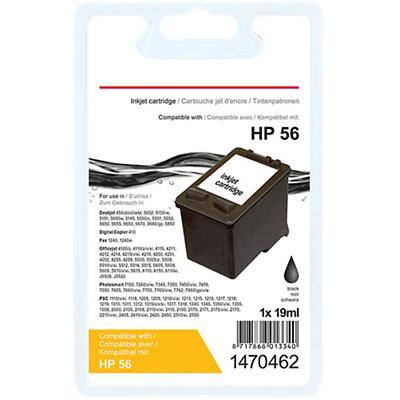 Viking 56 compatibele HP inktcartridge C6656A zwart