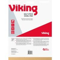 Bloc pour chevalet Viking Autocollant Blanc 63,5 x 78 cm 30 Feuilles