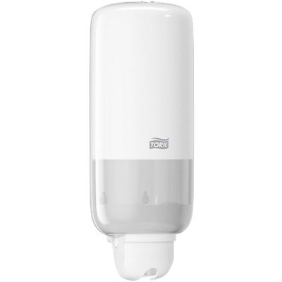 Tork Zeepdispenser voor Vloeibare zeep Sprayzeep en Antibacteriële handzeep - 560000 - Economisch hygiënisch S1/S11-dispensersysteem Wit