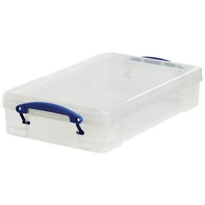 Really Useful Box Archiefboxen 4 L Transparant Plastic 39,5 x 25,5 x 8,8 cm