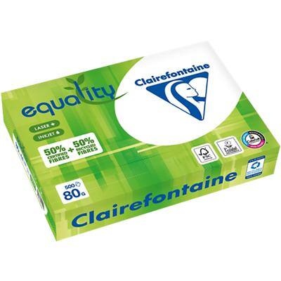 Clairefontaine Equality A4 Kopieerpapier Wit 80 g/m² Glad 500 Vellen