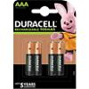 Duracell Batterij Rechargeable AAA 900 mAh Nikkel-metaalhydride (NiMH) 1.2 V 4 Stuks