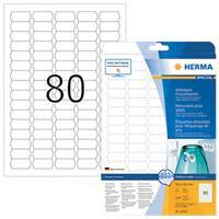 Étiquettes repositionnables HERMA 10002 Blanc 2000 Étiquettes par paquet 10002