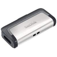 SanDisk USB 3.1 USB-stick Ultra Dual 64 GB Zwart, zilver