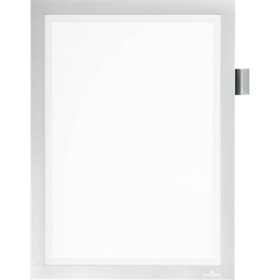DURABLE DURAFRAME Note A4 Displayframe Zelfklevend Zilver PVC 4993-23 23,5 (B) x 0,5 (D) x 37 (H) cm