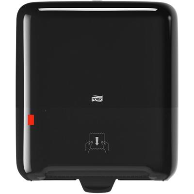Tork Matic Handdoekroldispenser 551008  - H1 handdoekroldispenser dispenser voor enkele handdoek niveau-indicator volgens verkeerslichtprincipe Zwart