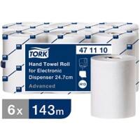 Tork Advanced Handdoeken H13 Rol Wit 2-laags K90225 6 Rollen à 100 Vellen