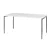 Table Bisley Quattro desk basic Blanc 180 x 80 x 80 cm