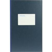Djois 205 x 300 mm Gebonden Notitieboek Blauw Kartonnen kaft Gelinieerd 96 Vellen
