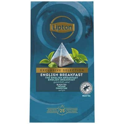 Thé English breakfast Lipton 25 Unités de 2 g