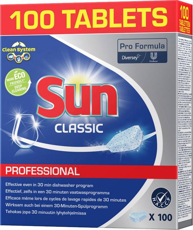 Sun Vaatwastabletten Classic 100 Stuks