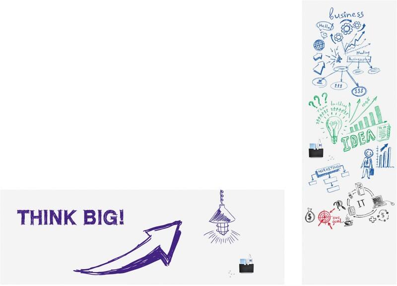 Legamaster Whiteboard-folie Wandmontage Magnetisch Polypropyleen Enkel 600 (B) x 101 (H) cm