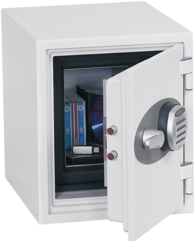 Coffre-fort pour données Phoenix DS2001E Serrure électronique Blanc 350 x 430 x 420 mm