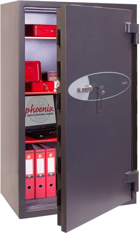 Phoenix Veiligheidskluis met Sleutelslot HS3555K 330L 1630 x 860 x 500 mm Grijs