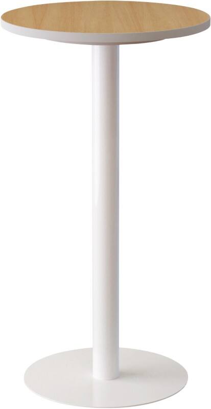 Table à café meet powered by PAPERFLOW Mélamine Beige Blanc 600 x 600 x 1100 mm