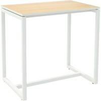 Table de réunion Paperflow Easydesk Imitation hêtre 1140 x 750 x 1100 mm