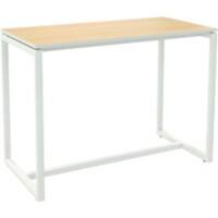 Table de réunion Paperflow Easydesk Imitation hêtre 1500 x 750 x 1100 mm