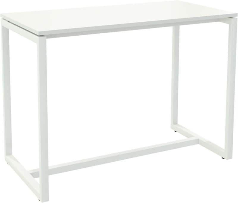Table de réunion meet powered by PAPERFLOW Rectangulaire Easydesk Mélamine Blanc 1500 x 750 x 1100 mm