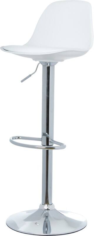 meet powered by PAPERFLOW Barkruk met verstelbare zitting Bobba Wit 2 stuks