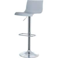 Tabouret de bar Paperflow avec siège réglable Sacramento Gris Paquet de 2