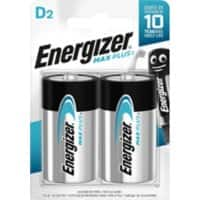 Piles Energizer Max Plus D LR20 1,5V Alcaline 2 Unités