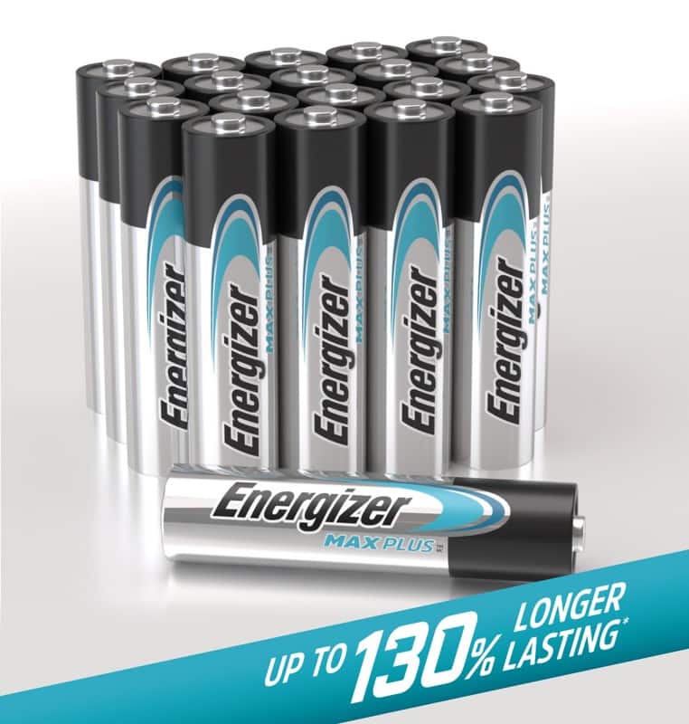 Piles Energizer Max Plus AAA LR03 1,5V Alcaline 20 Unités