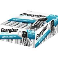 Piles Energizer Max Plus D LR20 1,5V Alcaline 20 Unités