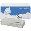 Niceday Papieren handdoeken Standard 1-laags V-vouw Naturel 20 Stuks à 250 Vellen