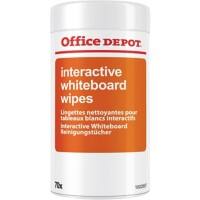 Lingettes tableau blanc interactif Office Depot 70 Feuilles