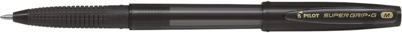 Pilot Super Grip G Niet-intrekbaar Balpen Zwart 0,4 mm Medium Kegelvormig Navulbaar