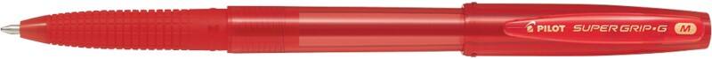 Pilot Super Grip G Niet-intrekbaar Balpen Rood 0,4 mm Medium Kegelvormig Navulbaar