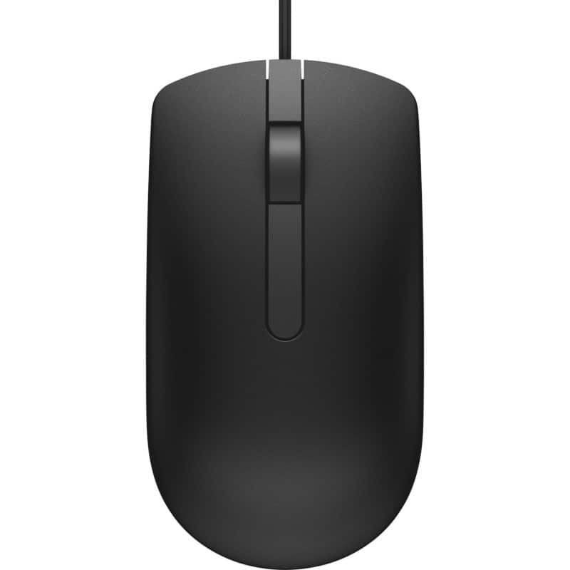 Dell MS116 Muis Bedraad Zwart Geschikt voor linkshandigen