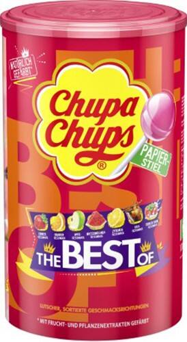 Sucette Chupa Chups Lollipop 100 unités de 12 g