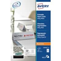 Marque-place AVERY Zweckform 185 g/m² Blanc 25 Feuilles de 4 Unités