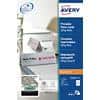 Chevalets imprimables Avery C32253-25 110 x 40 mm 185 g/m² Blanc 100 Unités
