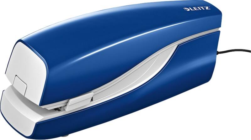 Leitz NeXXt Elektrische nietmachine 5533 Volledig strip 20 Vellen Blauw E2 Kunststof, Metaal