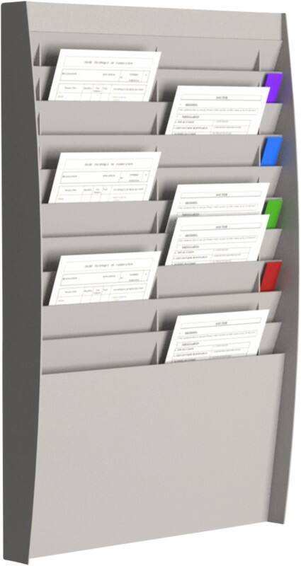 Paperflow A4 Folderhouder Grijs A4V2X10,02 54,4 (B) x 86,5 (H) cm