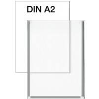 Cadre d'affichage Kerkmann Metropol Sur pied Plastique 420 (L) x 3 (P) x 594 (H) mm Transparent