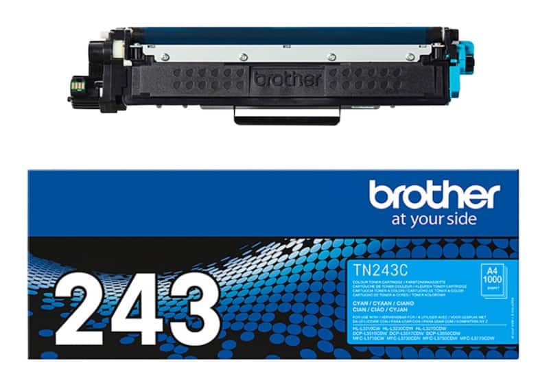 Brother TN-243C Origineel Tonercartridge Cyaan