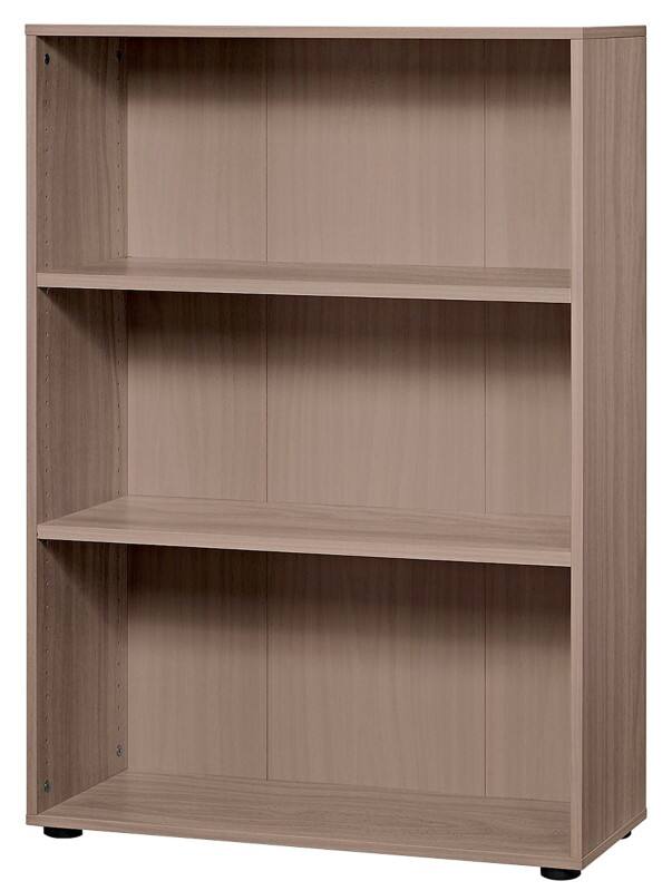 Hammerbacher Matrix Gemelamineerde spaanplaat Boekenkast 2 Planken 800 x 330 x 1.144 mm Bruin Walnoot