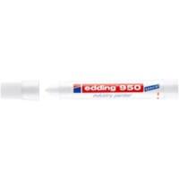 edding 950 Permanentmarker Wit Extra breed Ronde punt 10 mm